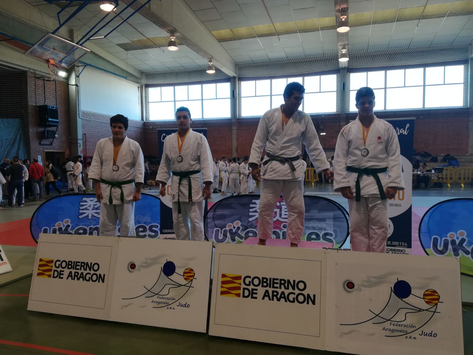 9 medallas para los navarros en la Copa Aragón Infantil y Cadete. Zaragoza 25 y 26 de noviembre.